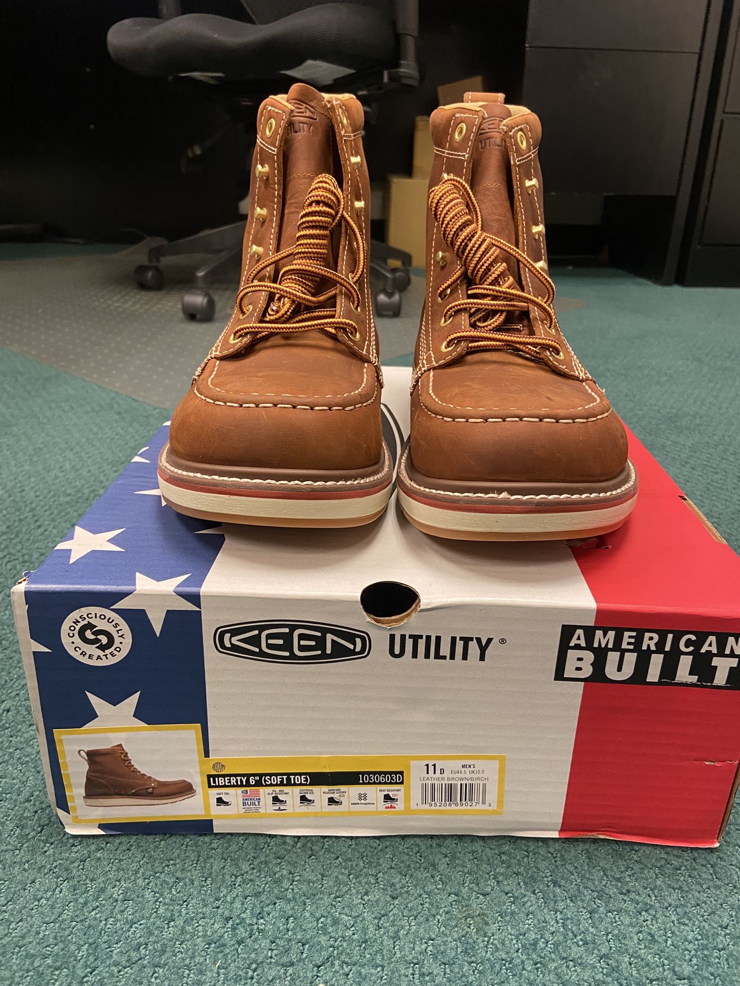 Keen Utility USA Built Liberty 6 In Soft Toe