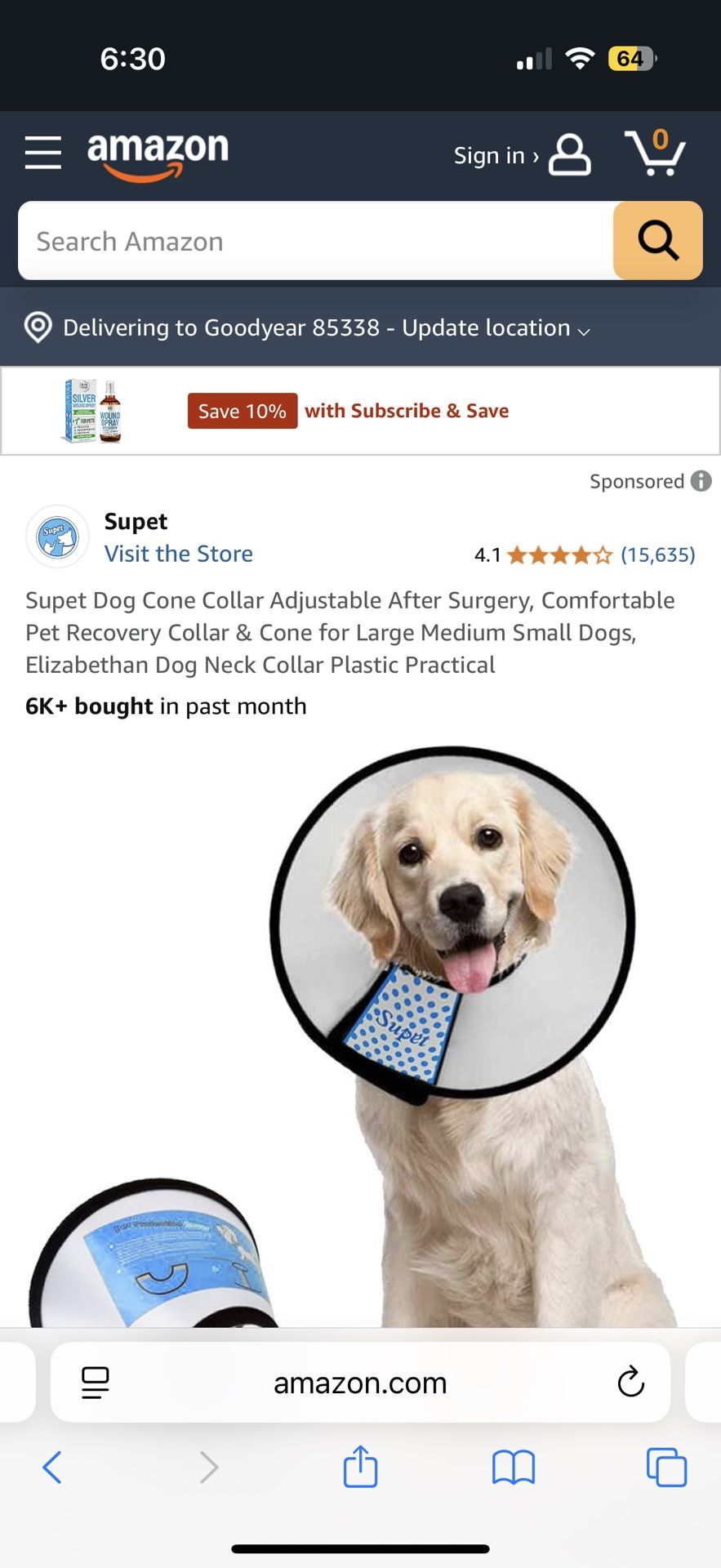 Supet Dog Cone Collar