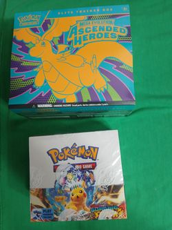 1 etb ascended  heroes  etb 1 Surging  sparks  box