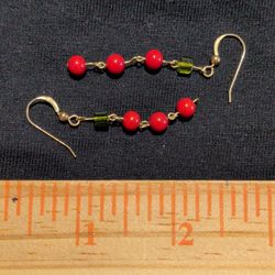 fourteen-Karat gold vintage earrings