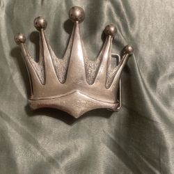 Silver Star Belt Buckle 