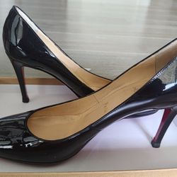 The Christian Louboutin Paris Miss Gena 85 Patent Heels