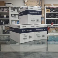 *Sigma SALE* Sigma 16mm F1.4 (11/15)