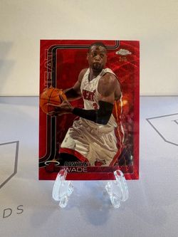 2025-26 Topps Chrome - Dwyane Wade #241 Red Wave Refractor /5 🔥Color Match🔥