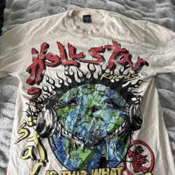 Hellstar Heaven on Earth Tee Cream Size Medium 