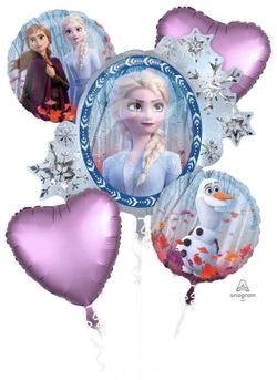 Frozen Elsa and Anna Mylar balloons