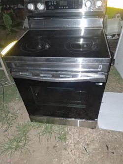 Samsung stove glass top