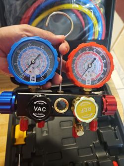 4 way Manifold gauge