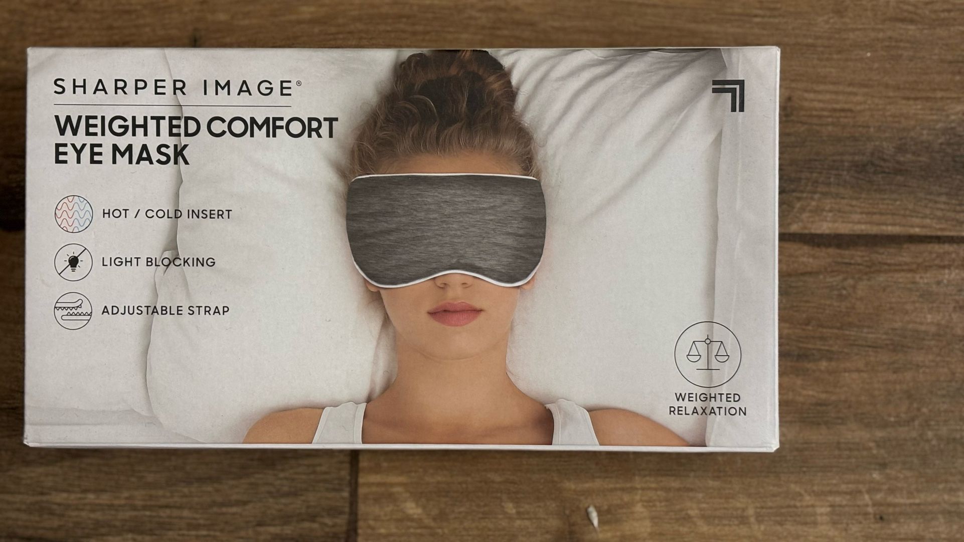 The Sharper Image Weighted Comfort Eye Mask