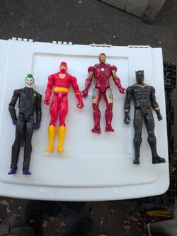 12" Marvel Action figures.  (#0930)