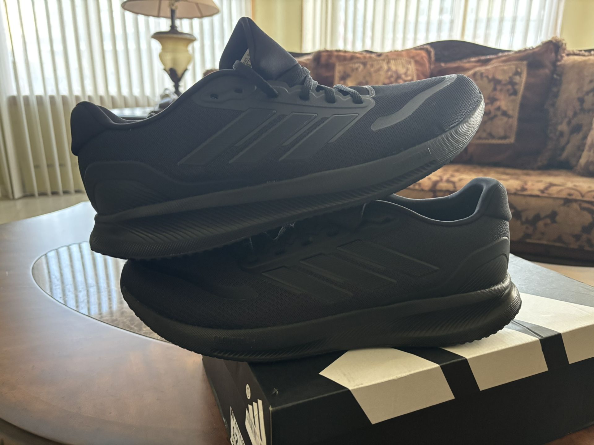 Adidas Runfalcon Triple Black Size 12 