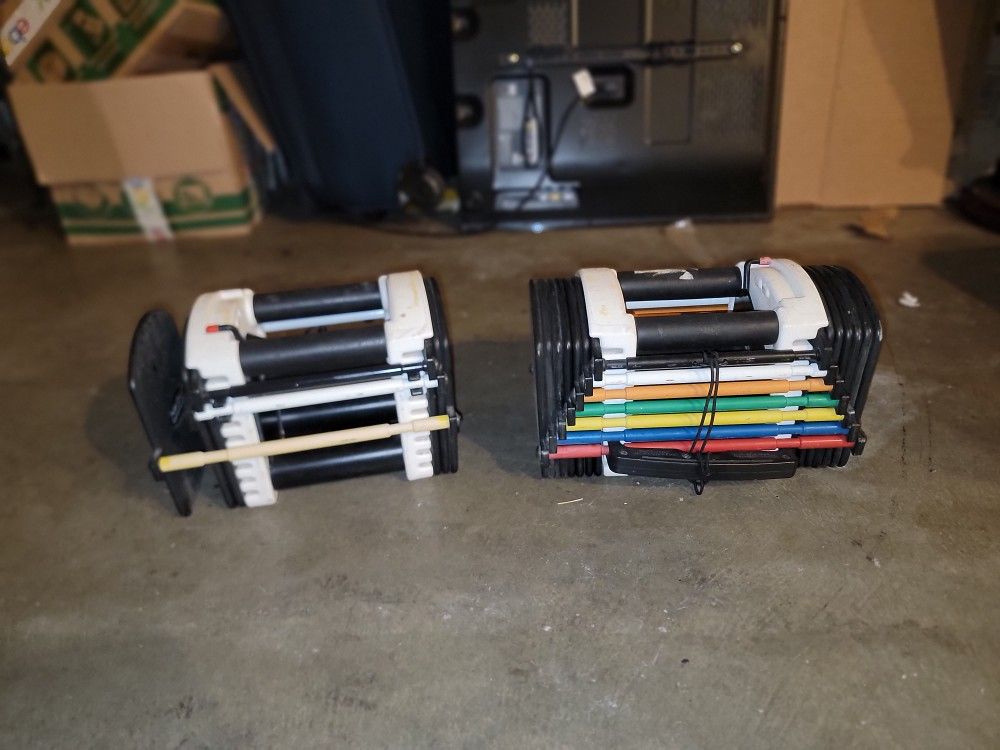 Powerblocks Dumbells Weights 12lbs - 45lbs