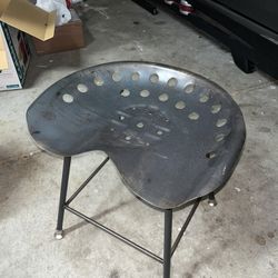 Industrial-Style Steel Metal Stool Chair Ottoman (4 available)