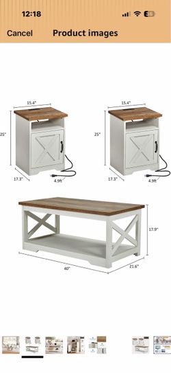 Tv stand and living room set