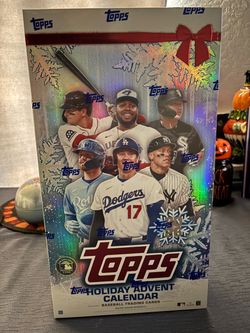 Topps Holiday Advent Calendar Baseball Trading Cards