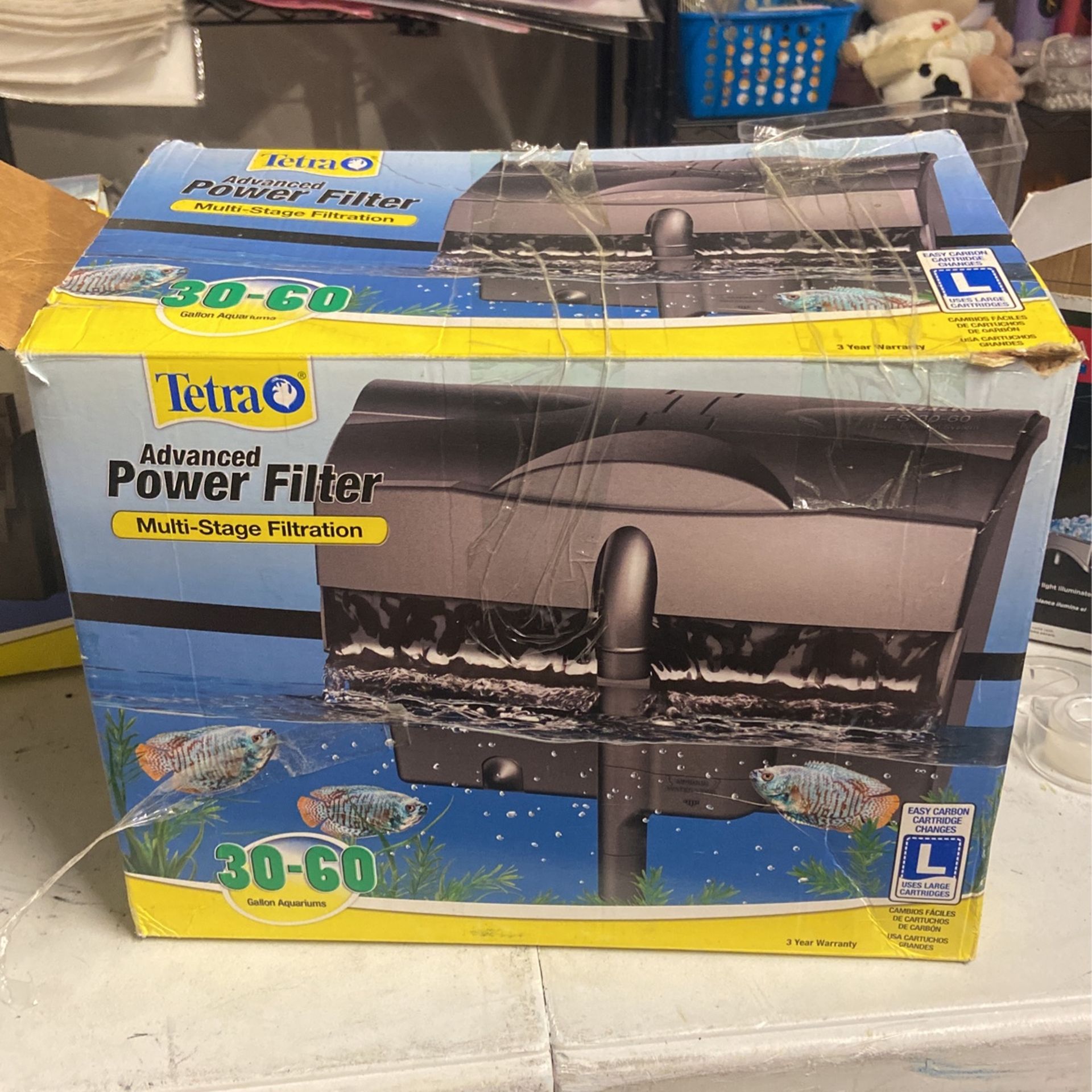 TETRA ADVANCED POWER FILTER (MISSING PARTS )