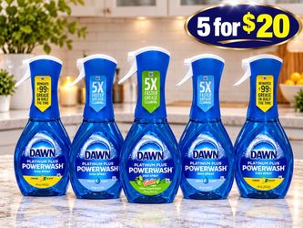 Dawn Platinum Plus Powerwash Dish Spray 5-Pack