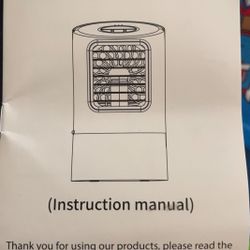 Portable air Conditioner Fan