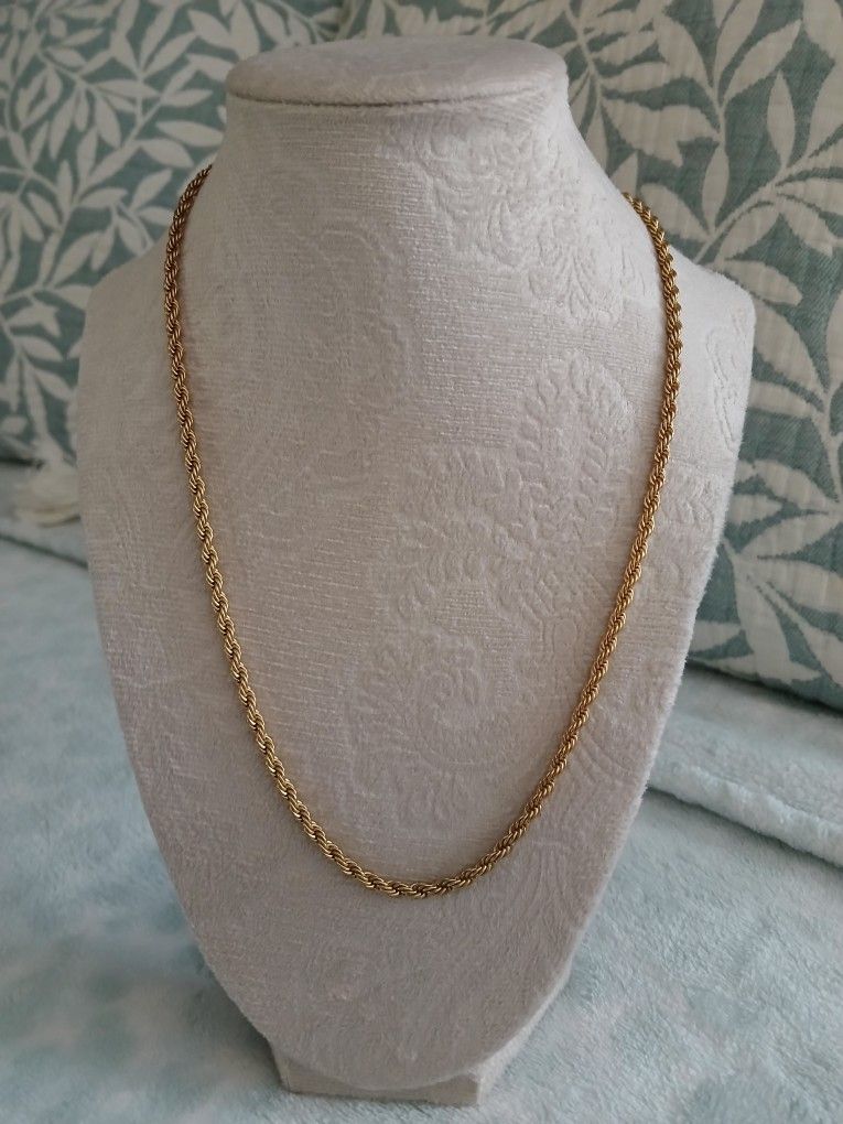 Fashion Gold Rope Chain Necklace
