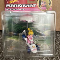 Hot Wheels Mario Kart Princess Peach B-Dasher + Peach Parasol Sealed New In Box (chino hills parkway)