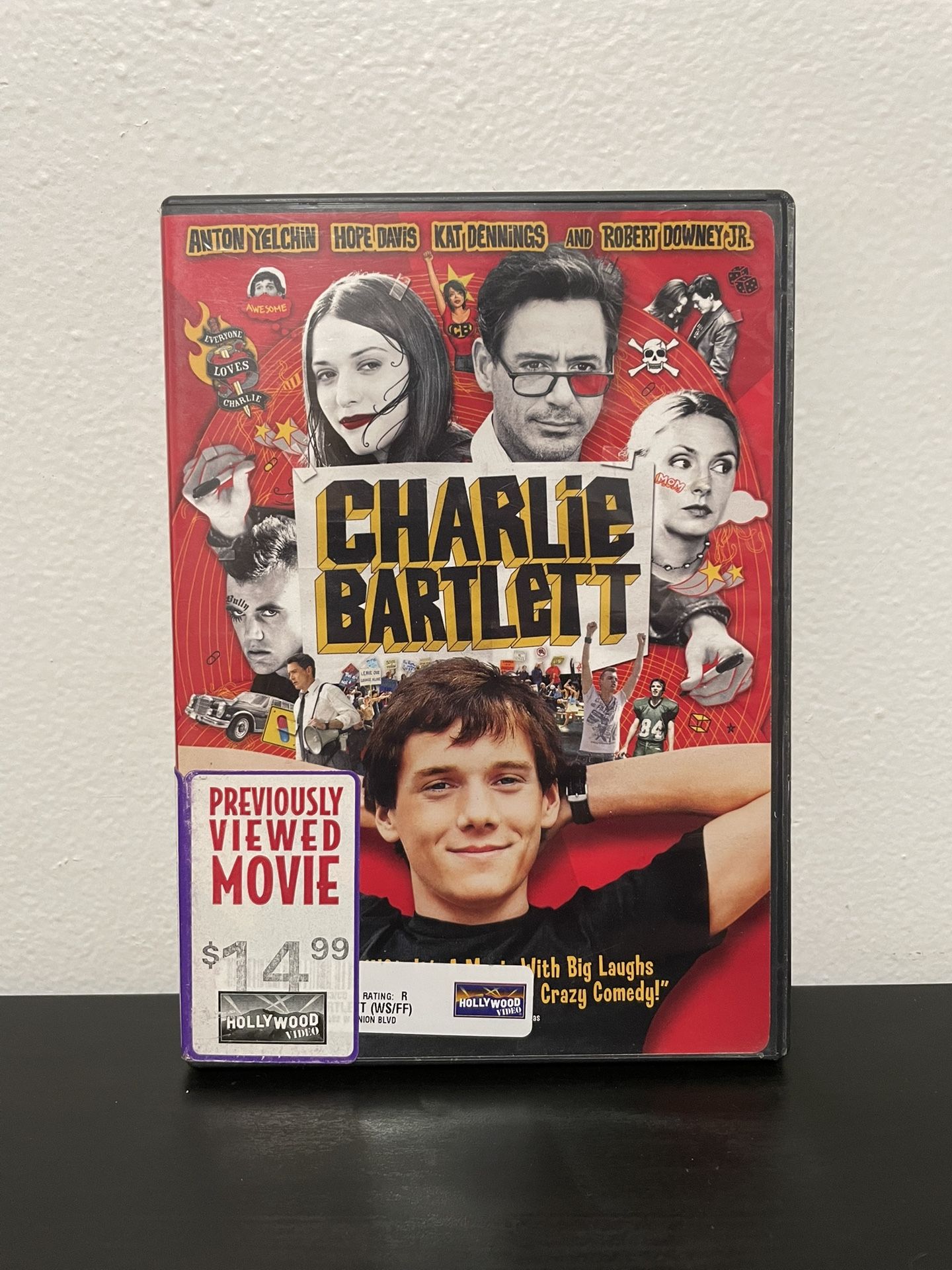 Charlie Bartlett DVD Movie Robert Downey Jr Kat Dennings Comedy Romance 2007 