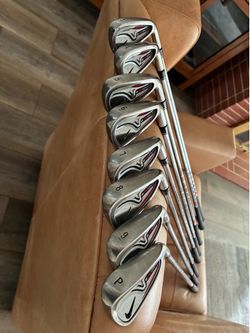 Nike VR Pro Cavity irons, 3-PW, Dynalite Gold Regular, Nike grips. Great!