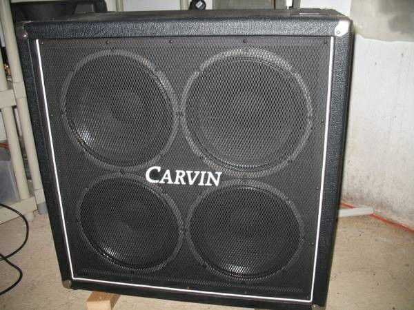 Vintage Carvin 4x12 400 Watt Straight Cabinet 8ohm For Sale In