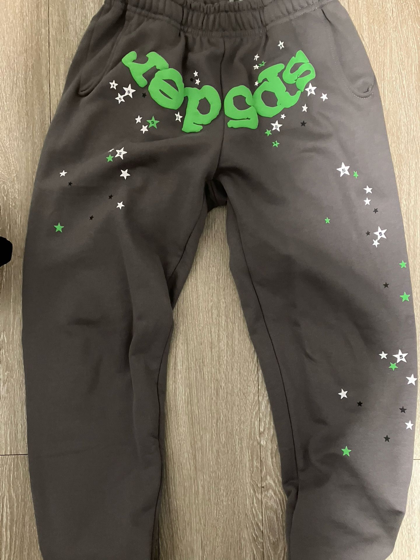 Spider Pants Green And Grey 