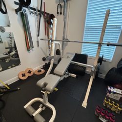 Power Systems Keys Fitness With Multi Purpose Bench And Attachments 