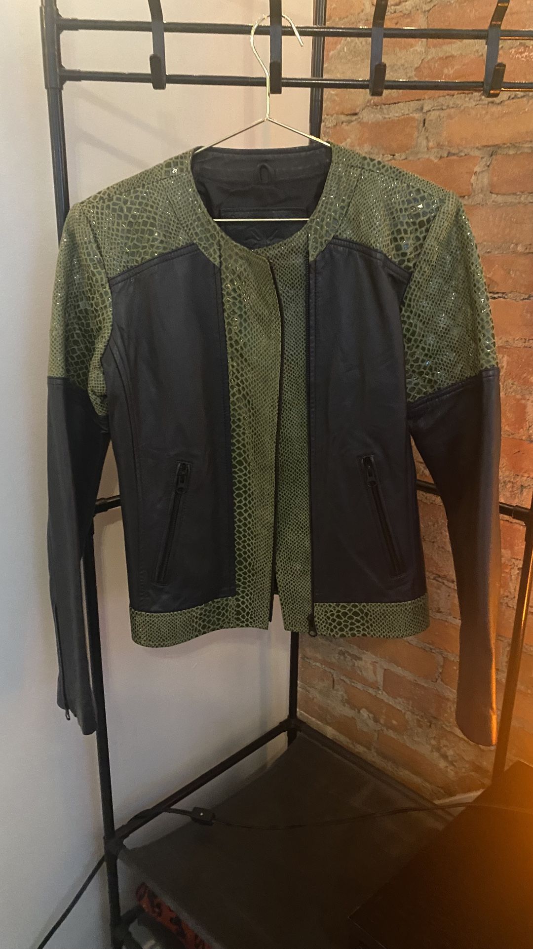 Green Leather Jacket