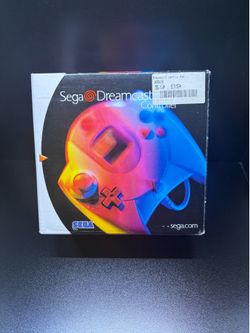 OEM Sega Dreamcast Controller Box Only w/ Inserts Plastic And Manual ( See Pics)