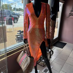 Orange Dress