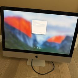 HUGE Apple iMac A1312 27” Mid 2011 – 3.1GHz i5, 1TB HDD, 4GB RAM – Some scratches on screen! 