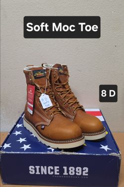 Thorogood Work Boots sz 8 D SOFT MOC TOE