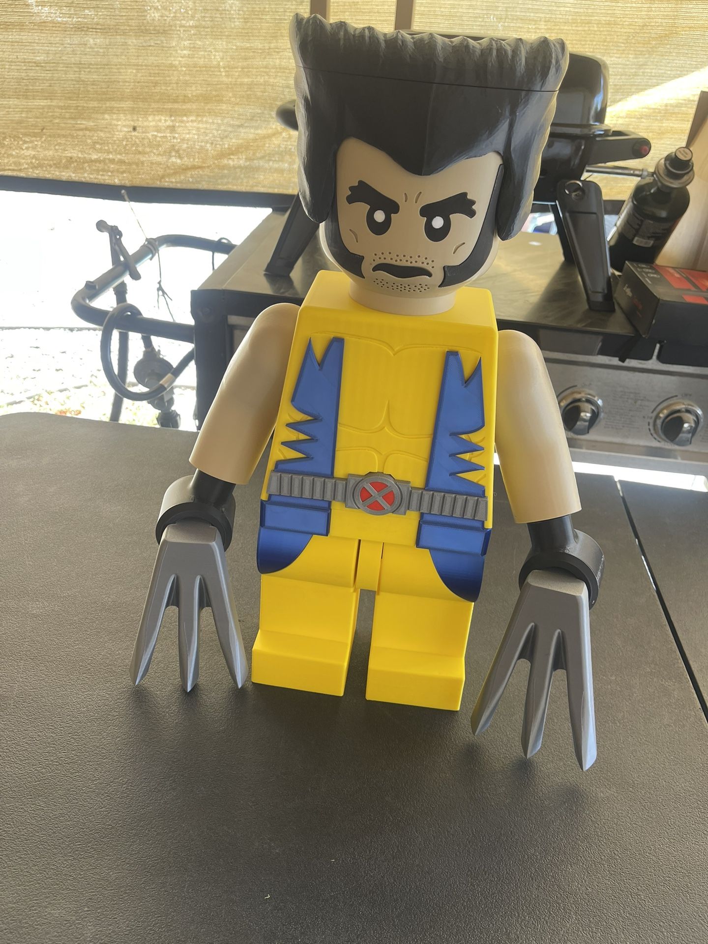 3d Printed Jumbo Lego Wolverine