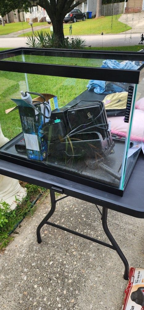 Complete Fish Tank!  Needs Only Fish And Gravel!  High Speed And Silent Filter.  $45.