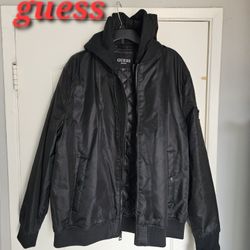 Men's Jacket Guess XI Chamarra Black Bomber 