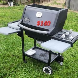 Weber Gas Grill with Side Shelves