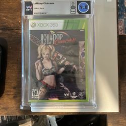 Wata Graded 9.8 A++ Out Of 10 Sealed Lollipop Chainsaw Xbox 360 Slab