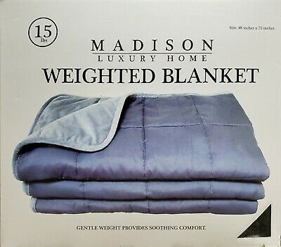 ✨NEW✨15# Weighted Gray Therapy Throw Blanket Bed Comforter Cool Soothing Twin Full Queen King