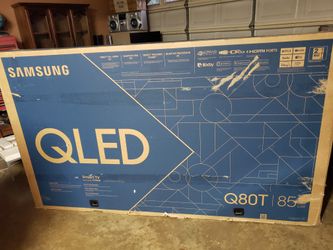 Tv Samsung 85", Q80T, 2020 Model, 4k, Quantomdot, Alexa, Excellent