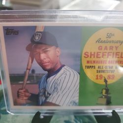 Gary Sheffield 08 Topps 50th Anniversary All-star Rookie Shortstop Insert Baseball Card 