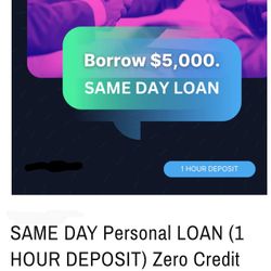 Same Day Personal Loan 