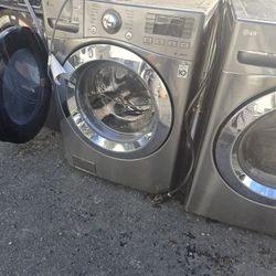 Lg Washer And Dryer Set Electric Lavadora Y Secadora 