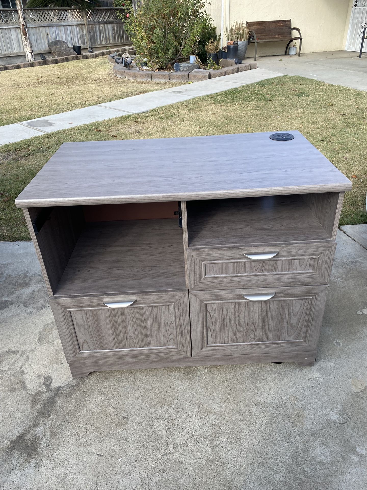 Brand New Tv Stand With Electric Outlet