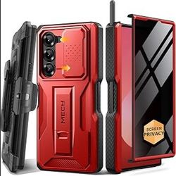 Samsung Z Fold 6 Red Heavy Duty case