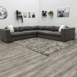 Gray Sectional Couch - Free Delivery