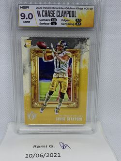 2020 Gridiron Kings Chase Claypool Rookie Graded HGA 9 Card