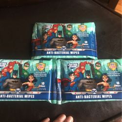 Anti Bacterial Wipes Justice League
