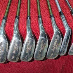 Complete 10 Club Tour Edge Bazooka Ironwood Combo Golf Set